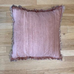 2 two-tone west elm pillow covers